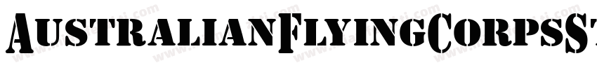 AustralianFlyingCorpsStencil Regula字体转换